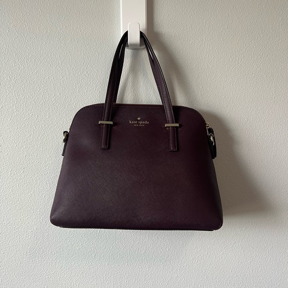 kate spade Handbags - Kate Spade Purple BOWLERS LEATHER Women's Bag NWOT
